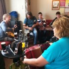 Ierse folk - Keltische muziek met fiddle en bodhrán