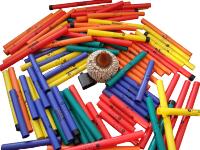 Diverse boomwhackers / Bron: Freddythehat, Wikimedia Commons (CC BY-SA-3.0)