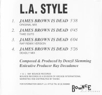 Achterkant cd-single L.A. Style - James Brown Is Dead