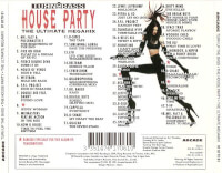 Achterkant cd Turn up The Bass House Party 1