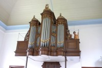Orgel in de Doopsgezinde kerk / Bron: Persbureau Ameland